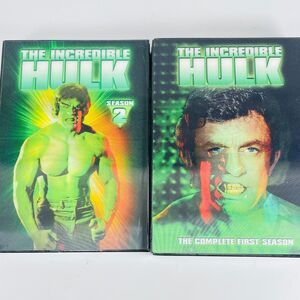 Incredible Hulk Seasons 1 & 2 DVD Bill Bixby Lou Ferrigno TV Series Classic